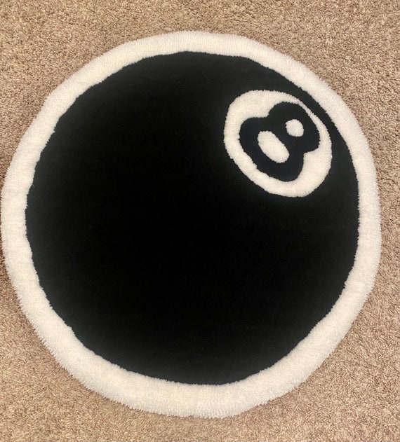 8 Ball Tufted Rug - Etsy