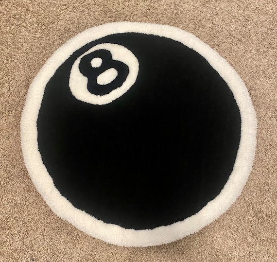 8 Ball Tufted Rug - Etsy