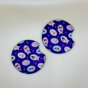 Medalhão feminino PORTA-COSPLAS PARA CARRO - conjunto de 2