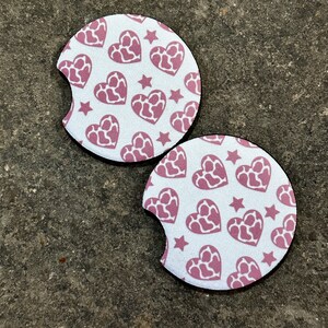Cowgirl Lover CAR COASTERS - conjunto de 2
