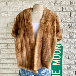 Vintage Monnigs Fur Wrap Shawl Vintage Fur Jackets Coats Wraps Genuine Fur Stole Fort Worth Texas Winter Wear Great Vintage Condition