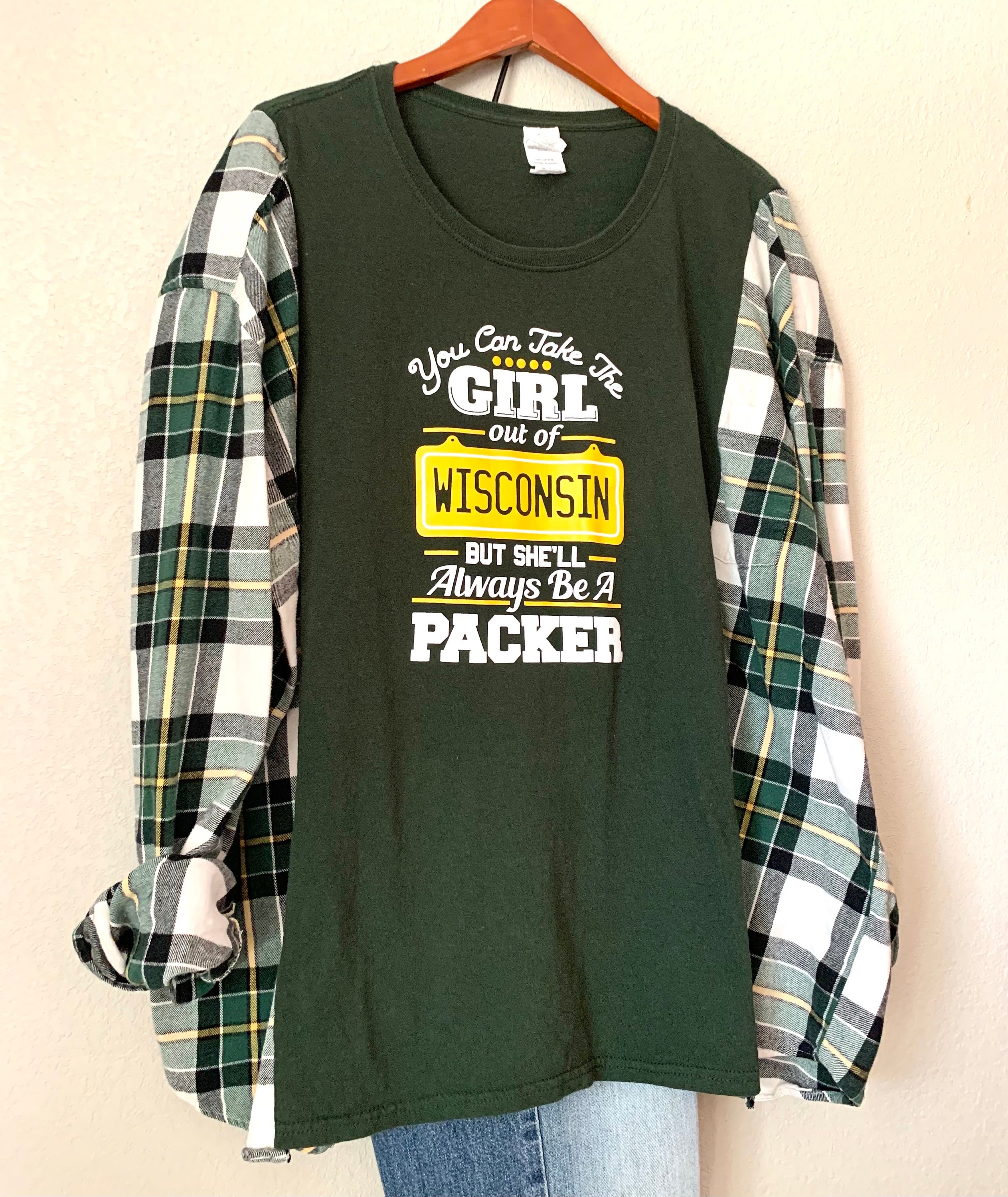 Rework Greenbay Packers Tube Top - XXS