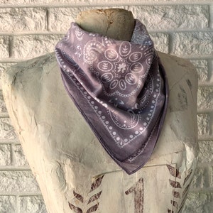 5 Pack Reversed Hand Dyed Bleached Bandanna Set of 5 Acid Washed Distressed Festival-Concert Bleached Bandanna SOFT 100% Cotton