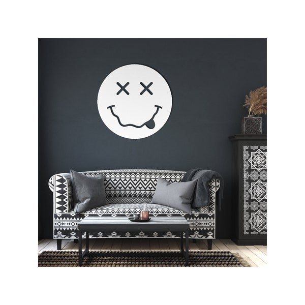 Smiley Face X Eyes Etsy