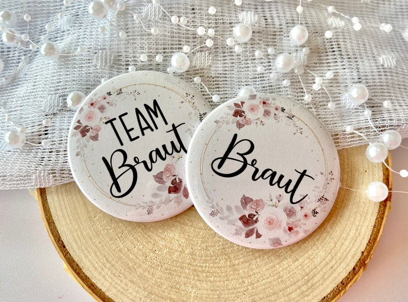 Button Braut Team Braut Junggesellinenabschied JGA Bild 1