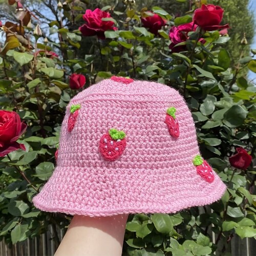 Strawberry Hat Crochet Pattern Digital Download - Etsy
