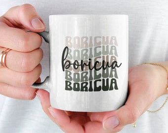 Puerto Rican Boricua Mug: Spanish Pride Coffee Cup