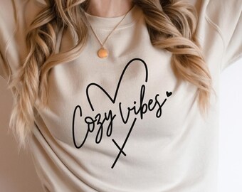 Cozy Vibes Sweatshirt: Unisex Winter Comfort