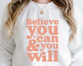 Positive Affirmation Sweatshirt: Geschenk für psychische Gesundheit