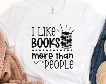 Book Lover Shirt: Librarian Gift, Bookworm Tee