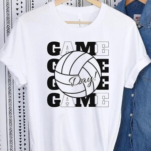 Camiseta del día del partido de voleibol: camiseta deportiva de equipo, regalo para mamá