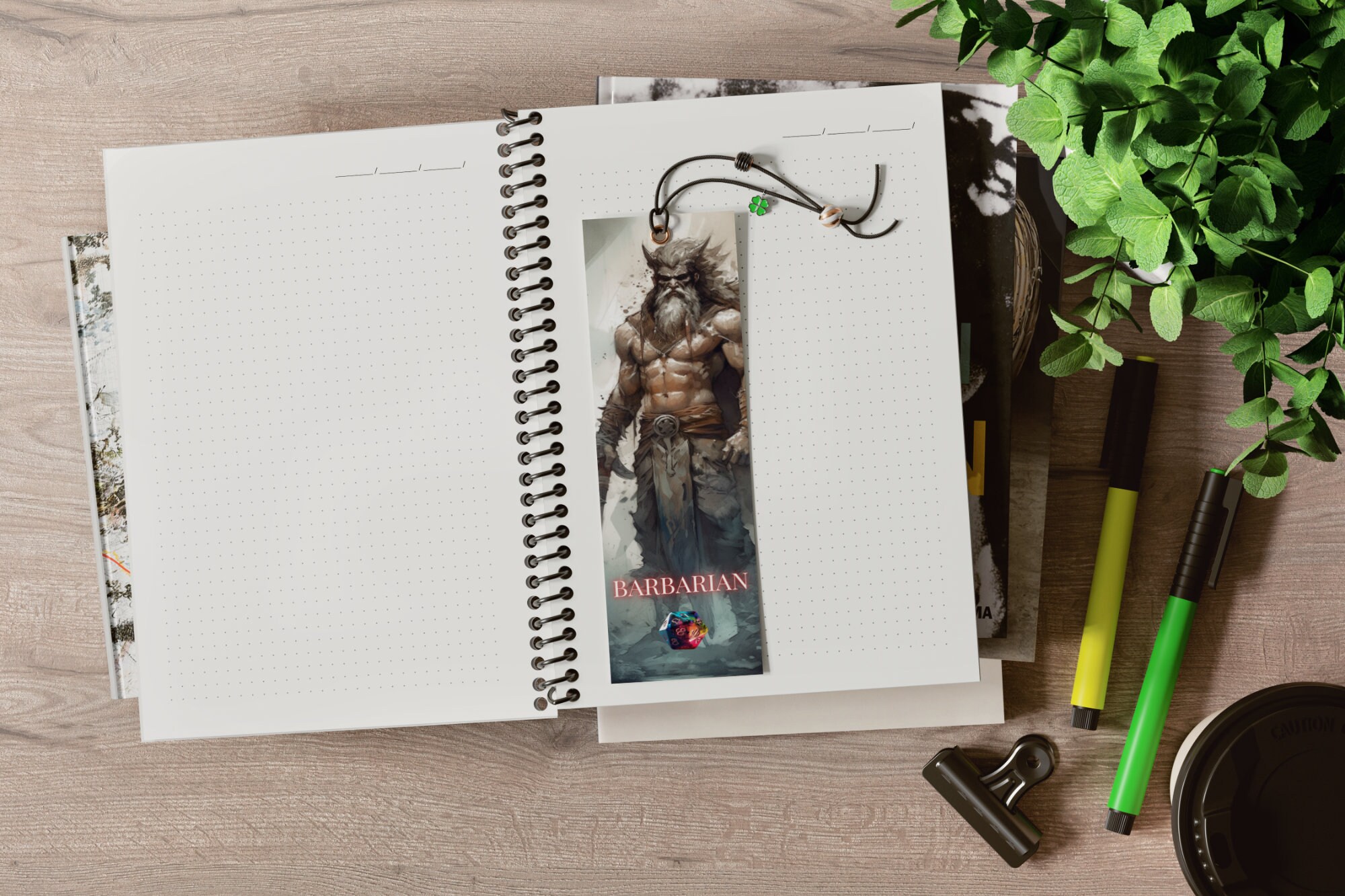 Dungeons and Dragons Inspired Bookmarks Level up Your - Etsy