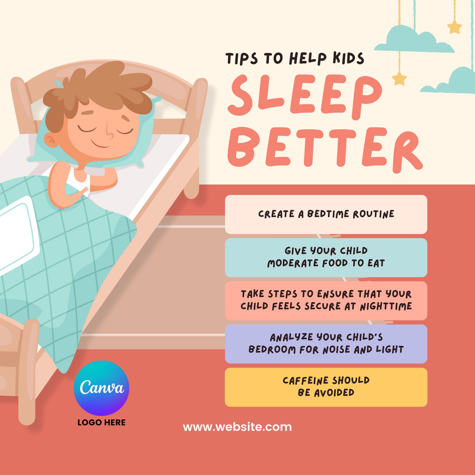 Daycare Canva Template Educational Trivia Canva Template Etsy