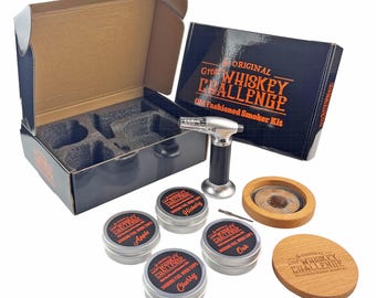 Old Fashion Cocktail Whiskey Smoker Kit - Great Gift Idea for Bourbon Lover