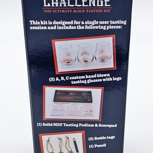 The Original Great Whiskey Challenge Blind Tasting Bourbon Kit - Spirit Ultimate Tasting Game - Bourbon Whiskey Taste Test Set image 2