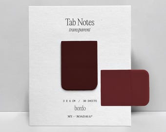 Transparent Sticky Notes (3 cm x 4 cm) – Modern Planner Tabs, Transparent Sticky Notes, Stickers