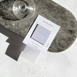 Transparente Sticky Notes (5cm x 5cm) – Moderne Planer Tabs, Haftnotizen transparent
