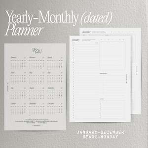 2026 Dated Planner Inserts for Ring-Bound and Discbound Systems | Personalized Organization Refills for A5, Personal, Filofax