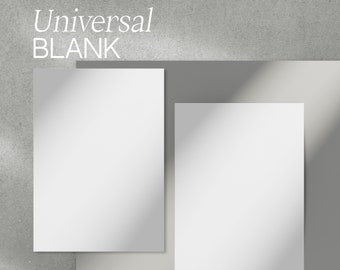Blank Inserts – Premium Planner Refills | Compatible with Filofax Ring Planners and Discbound Systems | Available in A5, Personal, FCC...
