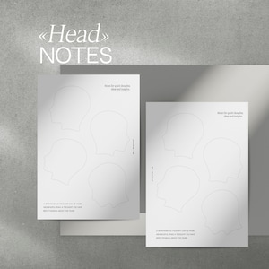 Idea Collector for Notes and Thoughts | Printed Minimalist Inserts for Ring Planners and Discbound Planners | Compatible with Filofax