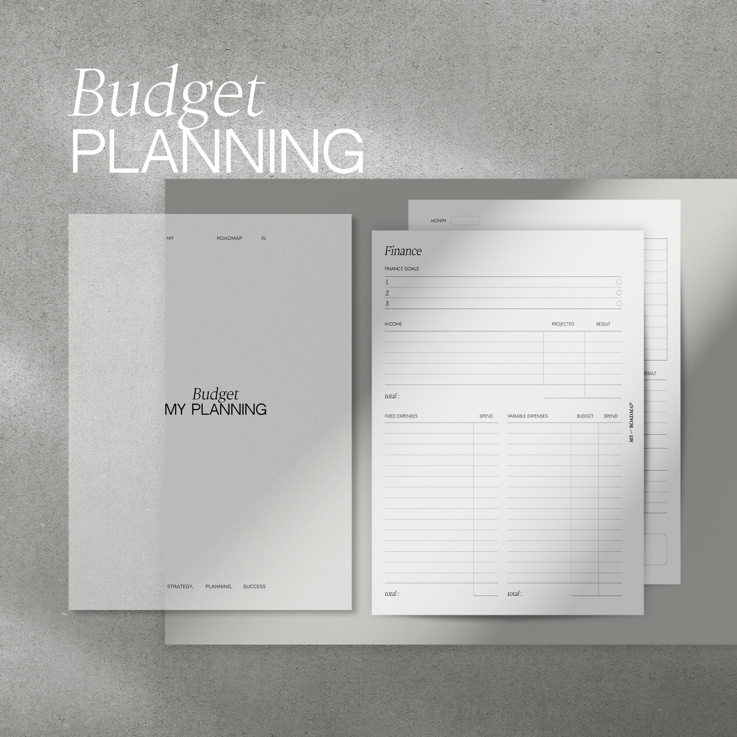 Gestion de mon budget - recharge pour agenda A5 – Ma Petite Organisation