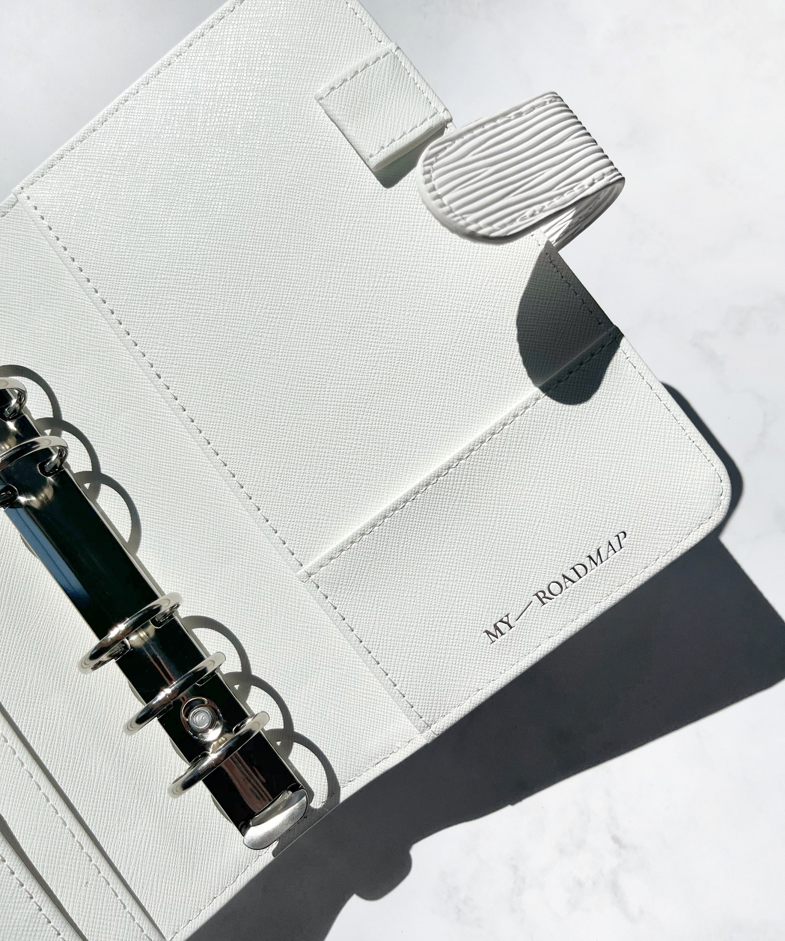 Gallery Leather 2026 Planner Refill - Ring-Bound Ivory Premium Paper 8x5.5