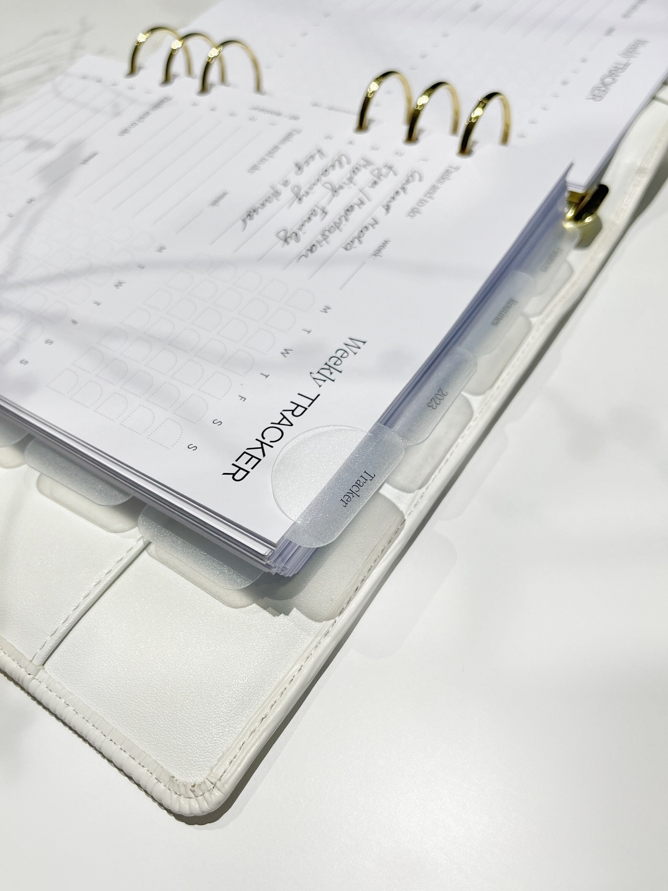 Transparent bookmarks | Universal page markers for books, planners, journaling... | Mini separator