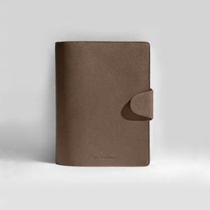 Pasta A5, capa para caderno «Pecan» (nova edição) para recarga com/sem mecanismo de argola, personalizável, agenda A5, organizadora