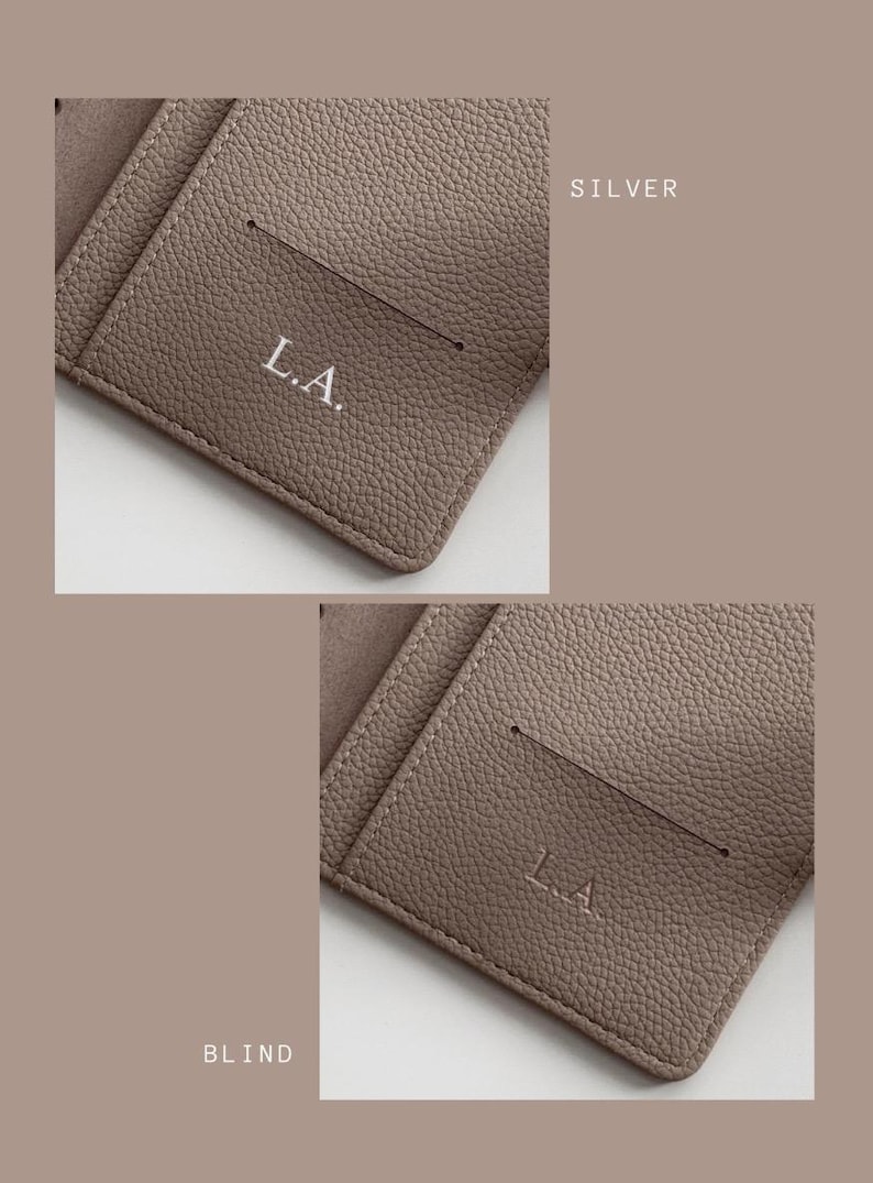 Refillable Notebook Cover «Taupe Clair» | Personalizable | With rings or without rings | Binder Discbound | A5 Ring Planner | Agenda 2024 image 4