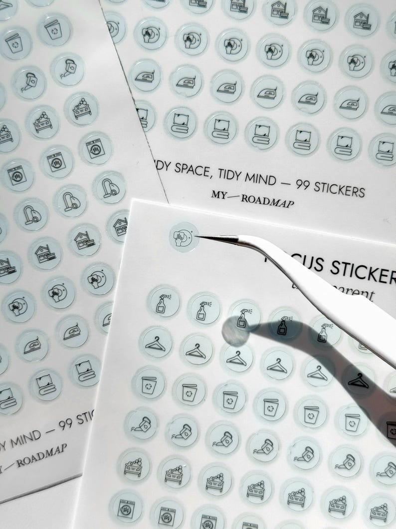 Tidy Sticker Mini Icon Transparent Stickers