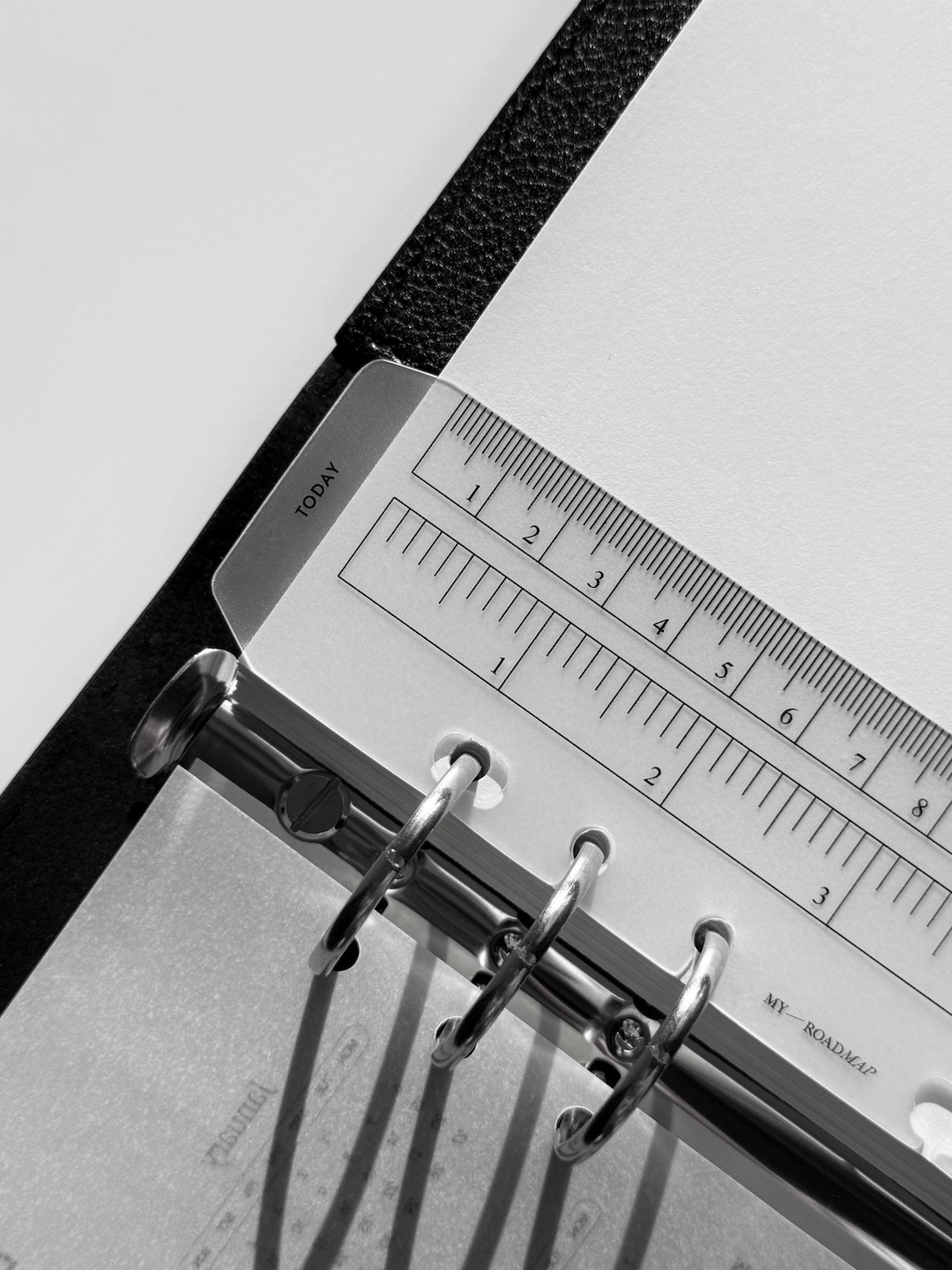 Transparent Bookmark Ruler “today” | Page Marker for A5 & Personal Size ...