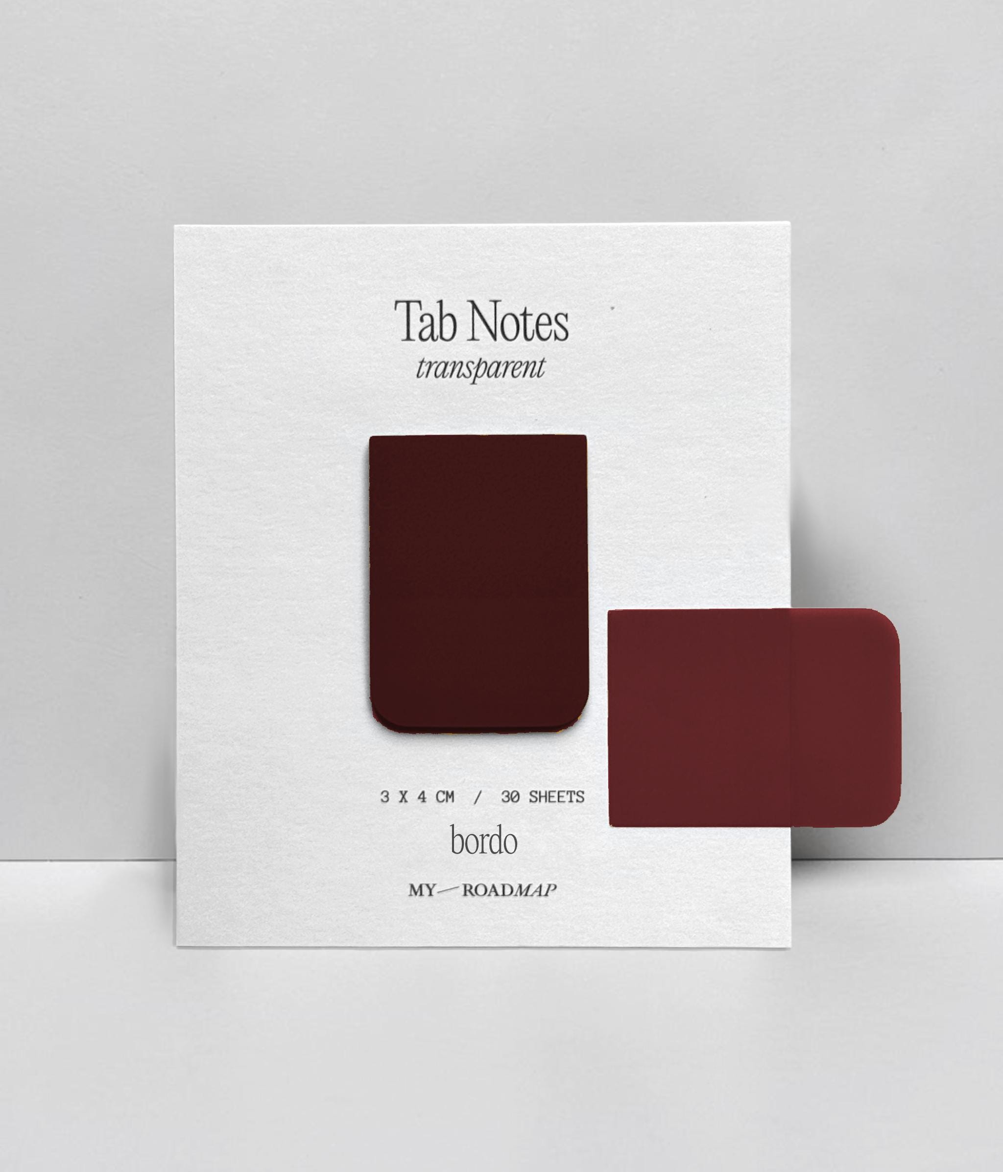 Transparent Sticky Notes (3 Cm X 4 Cm) – Modern Planner Tabs ...
