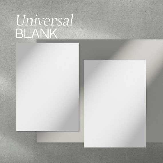 Blank Einsätze, hochwertige Einlagen für Planer | Einsätze für Filofax Ringplaner und Discboundplaner, in Größen A5, Personal, A6 usw.