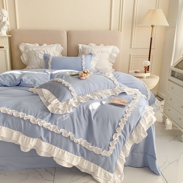 Ruffle Bedspread - Etsy