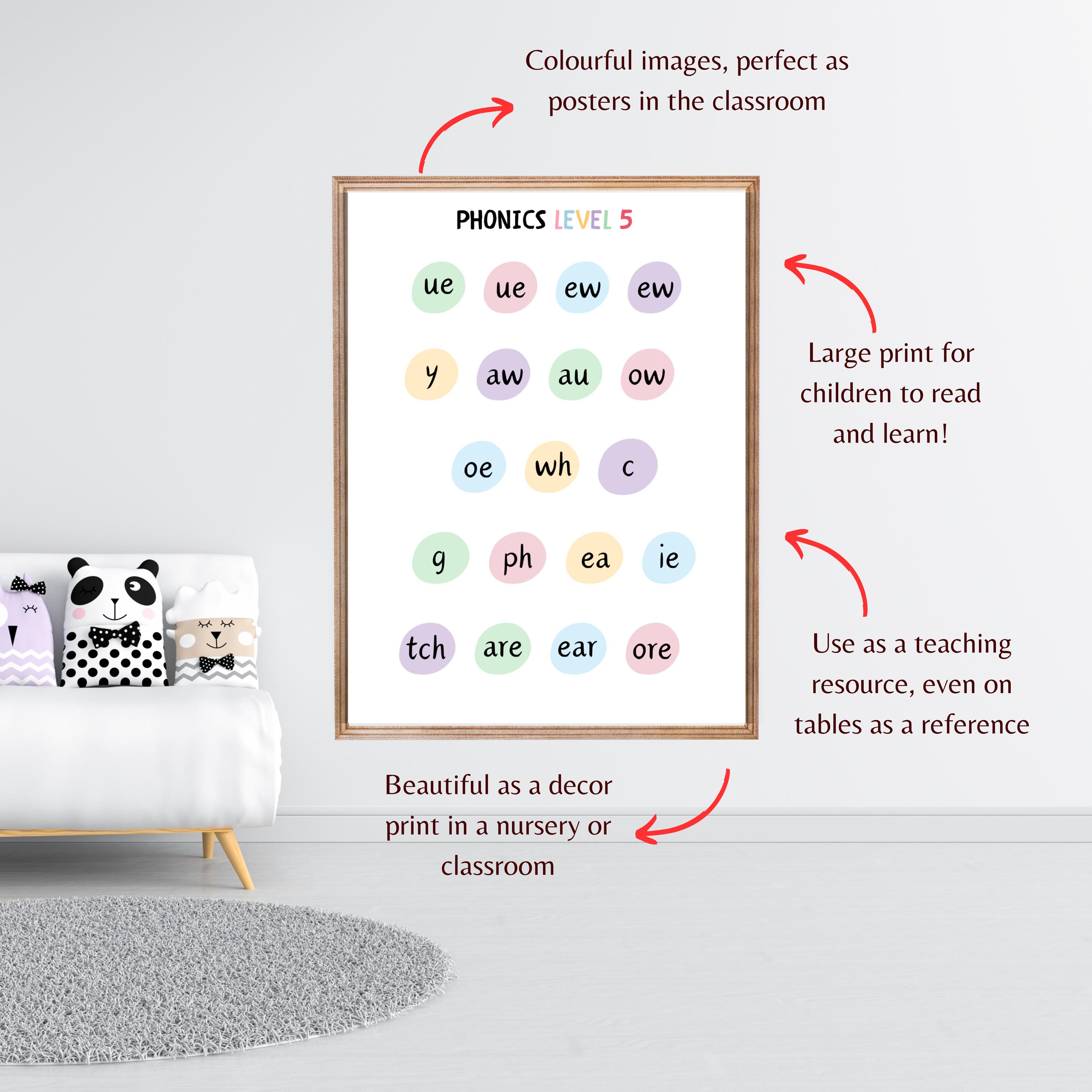 CLEAN SPORST®,Poster éducatif pour enfants,Alphabet et chiffres,Format DIN A1,Apprentissage de l'alphabet et des chiffres de 1 à 20,Pour chambre