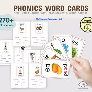 Tarjetas de palabras fonéticas, Tarjetas didácticas de palabras fonéticas, Palabras visuales imprimibles, Aprender a leer, Lectura EYFS, Gráfico de lista de fonética, Ortografía, Muro de palabras