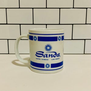 Vintage The Sands Hotel und Kasino Las Vegas Tasse, Souvenir Becher, Las Vegas Geschenk, Las Vegas Kasino, The Sands