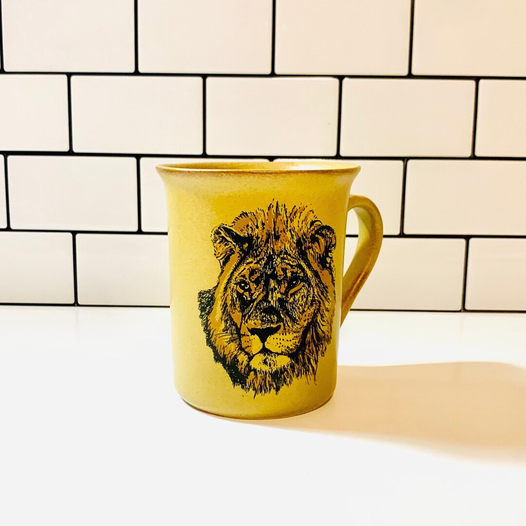 Vintage Leo Lion Mug 1970s Mug Vintage Mug Zodiac Gift Etsy