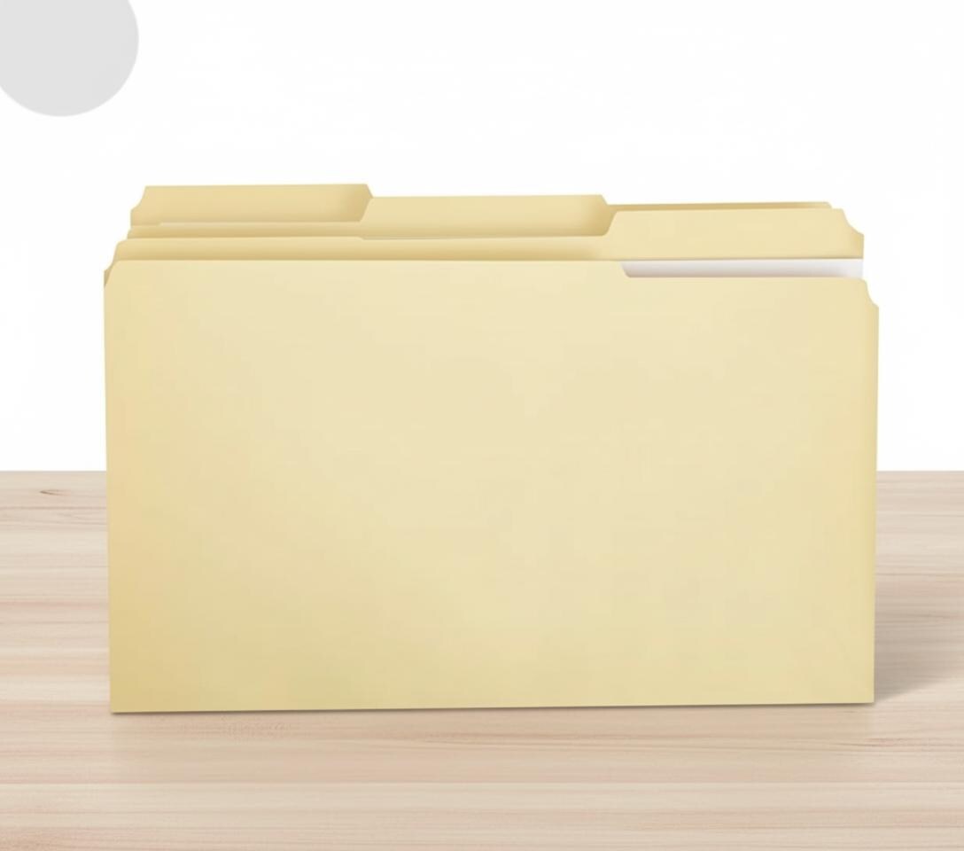 Customizable Manila File Folders - 1/3 Cut Tabs, Set of 3 - Etsy