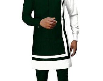 Traje africano para hombre hecho a mano: traje tradicional de novio para boda
