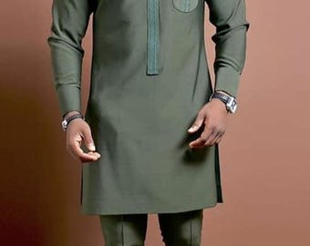 African Men Clothing | Kaftan African Men Shirt and Down White| Dashiki Mens Shirt| Family African Wear | African Men&#39;s Clothing| FREE DHL