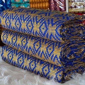 Authentic Kente 6 yards Genuine Ghana handwoven Kente fabric and Kente Cloth African fabric African Bonwire Ghana Kente Traditional