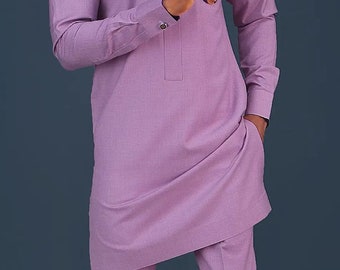 African Men's Dashiki Set: Wedding Groom Suit