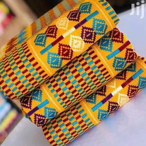 Authentic Kente 6 yards Genuine Ghana handwoven Kente fabric and Kente Cloth African fabric African Bonwire Ghana Kente Traditional