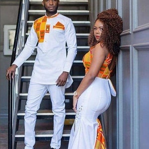 African Couple Suit 