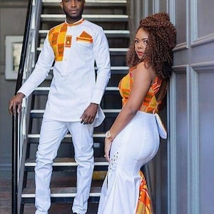 African Couple Suit 