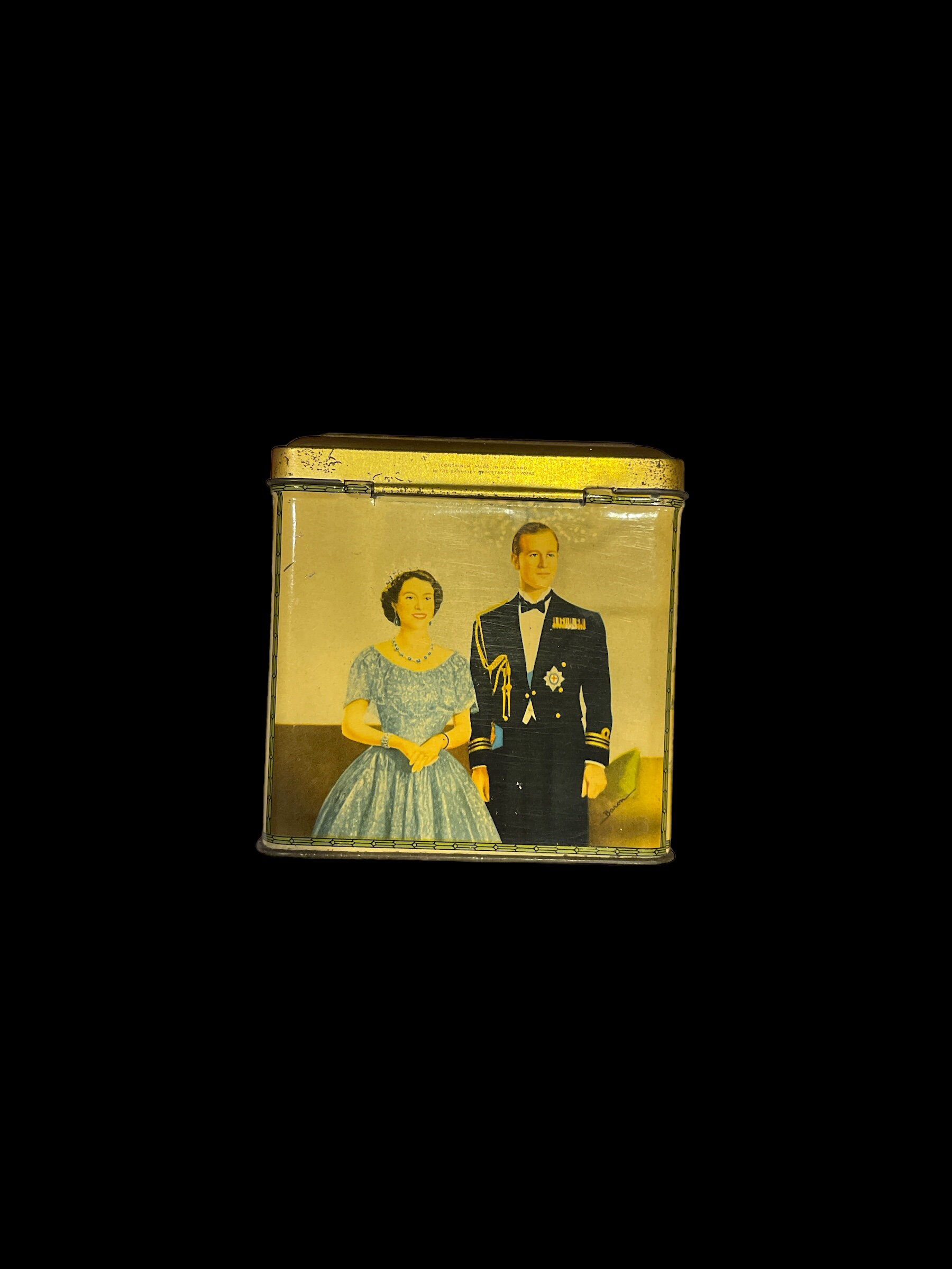Queen Elizabeth II Coronation Souvenir Tea Caddy - Etsy