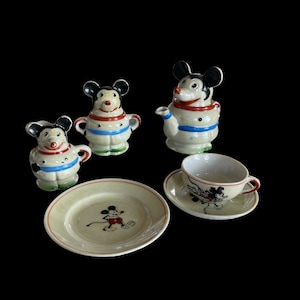 Mickey Mouse Tea Set - Etsy Mickey Mouse Tea Set - Etsy