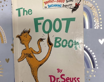 1968 Dr. Seuss Foot Book: Rare First Edition Hardcover