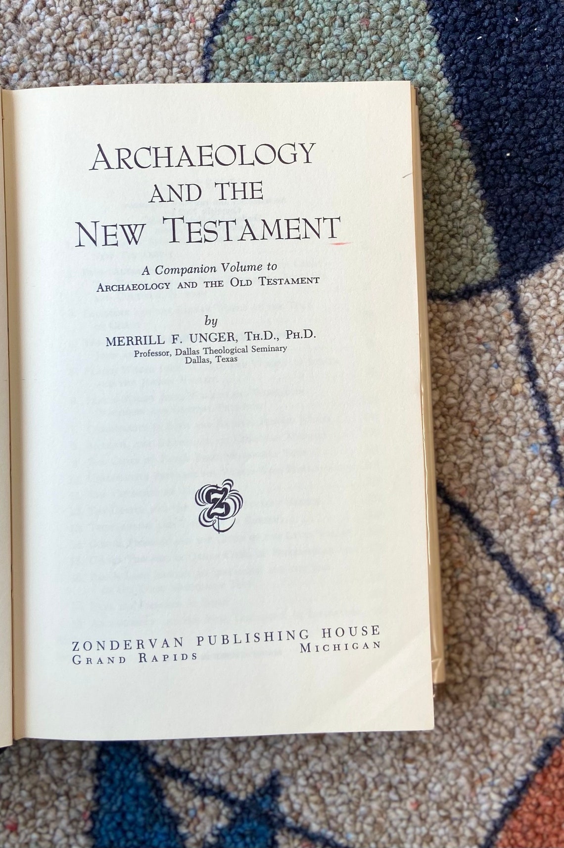 Archaeology and The New Testament: Rare 1962 First Edition Hardcover, photo 3 of 5